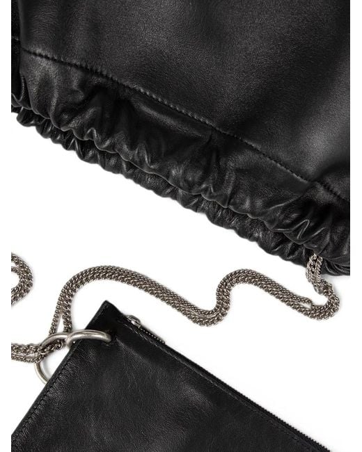 Ann Demeulemeester Black Large Philippa Bucket Bag