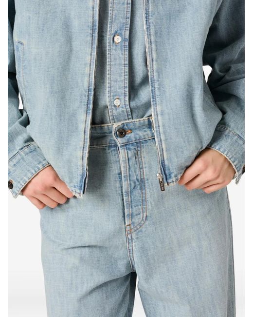 Miu Miu Blue Denim Cotton Jeans