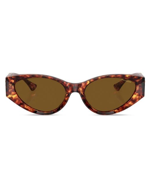 Versace Brown Cat-Eye Frame Sunglasses