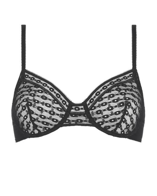 Eres Black Immortelle Full-Cup Bra