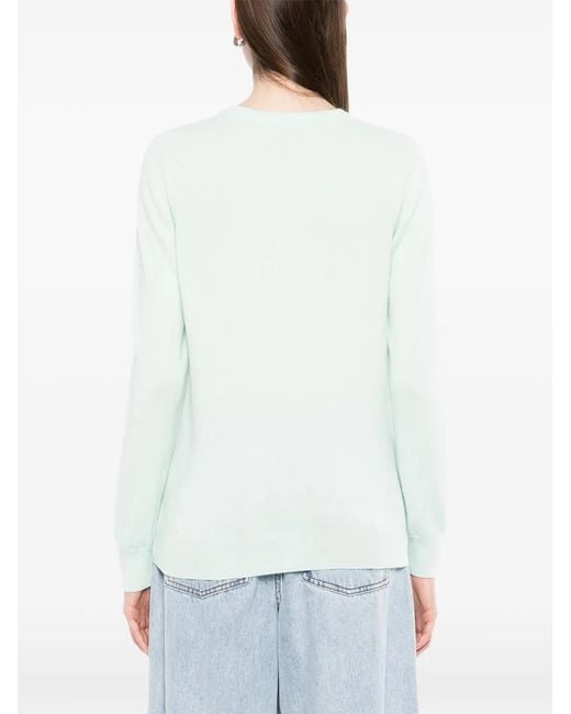 N.Peal Cashmere White Evie Jumper