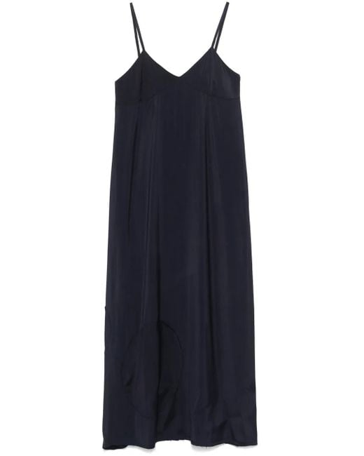 Societe Anonyme パッチディテール ドレス Blue
