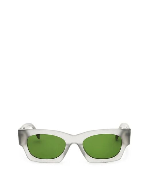 Palm Angels Green Oversized- Frame Sunglasses
