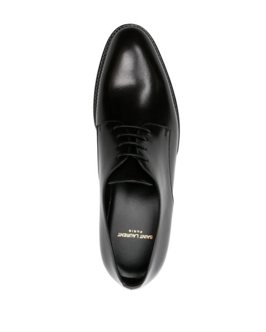 Zapatos derby Adrien Saint Laurent de hombre de color Black