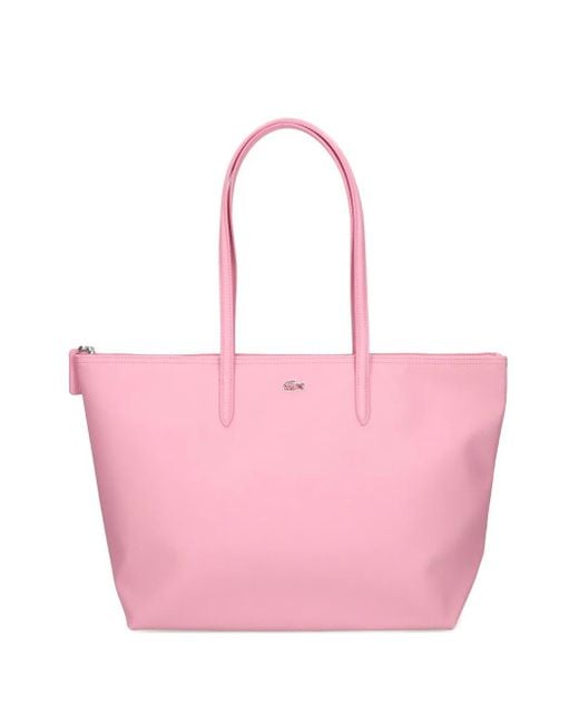 Lacoste Pink Large L.12.12 Concept Tote Bag