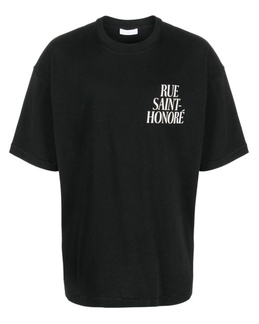 1989 STUDIO T-Shirt mit "Saint-Honore"-Print in Black für Herren