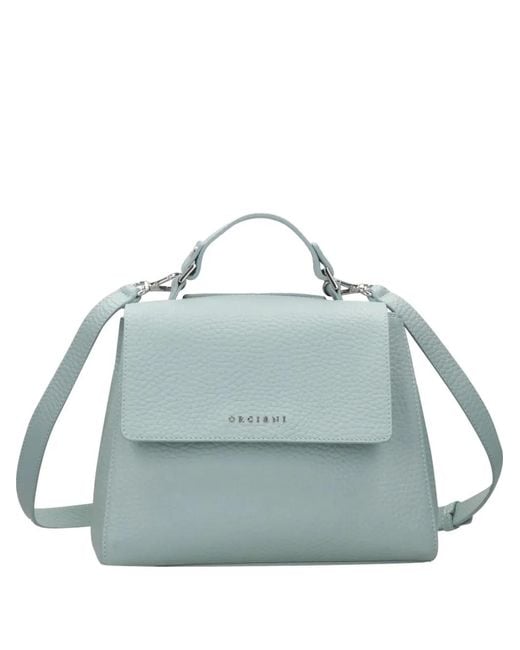 Orciani Blue Small Sveva Tote Bag