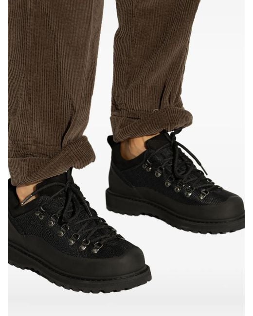 Diemme Black Lace-Up Hiking Sneakers