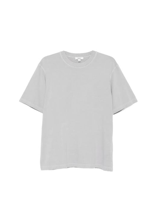 Agolde White Round-Neck T-Shirt for men