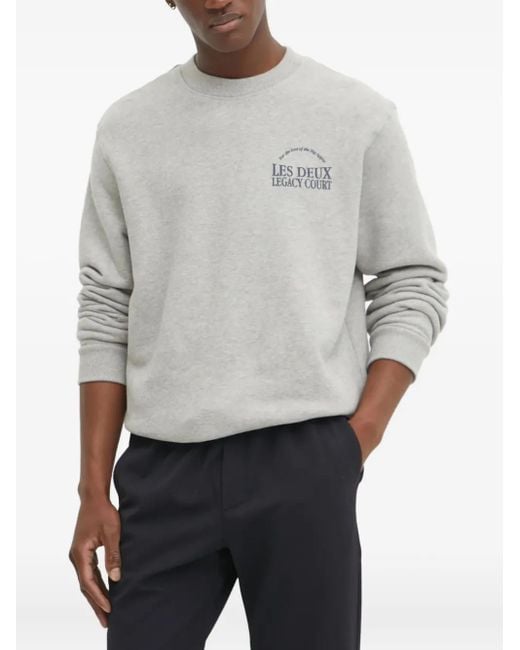 メンズ Les Deux スウェットシャツ Gray