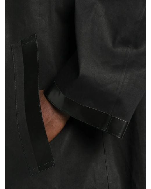 Studio Nicholson Black X Macintosh Panelled Coat for men