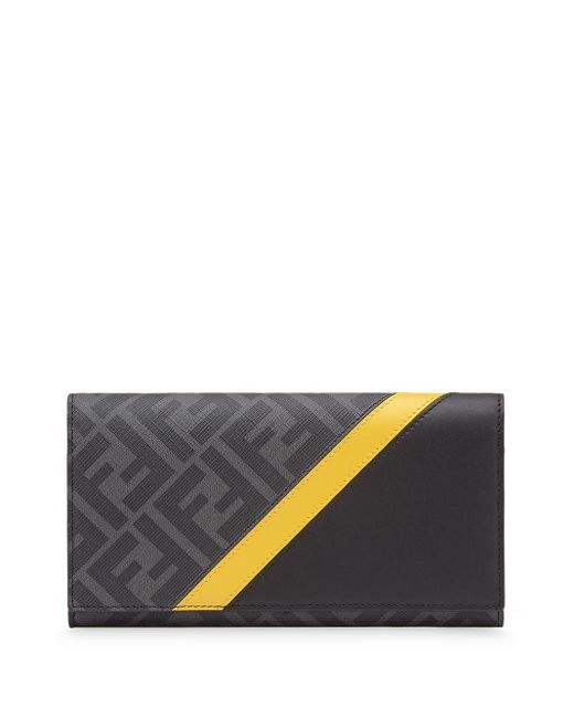 fendi wallet yellow