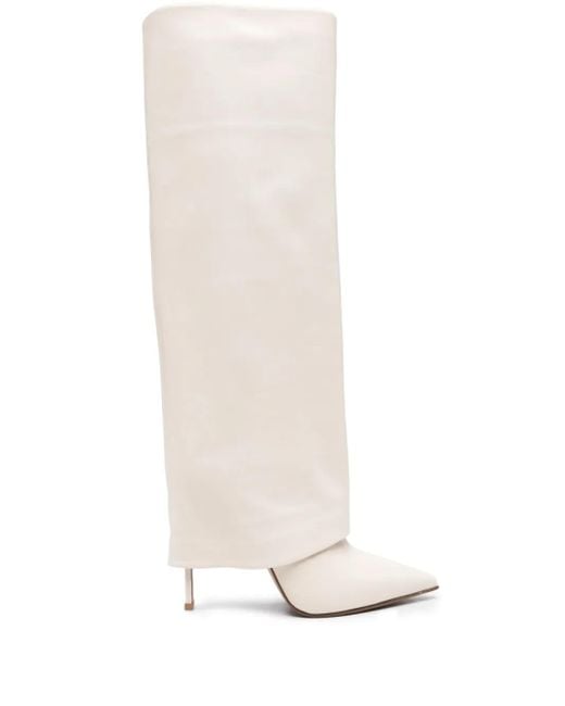 Le Silla White 120Mm Andy Boots