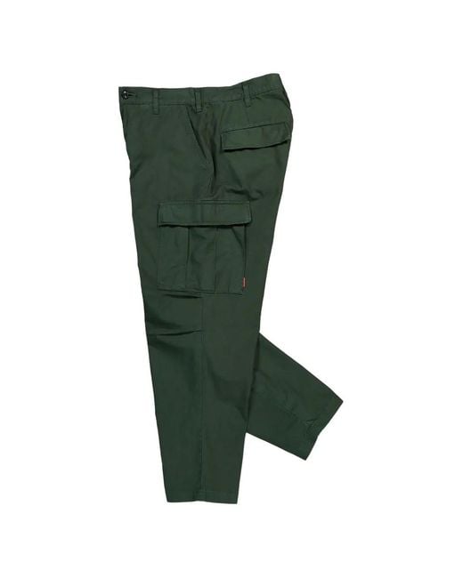 (w)taps Green Ripstop Pocket Trousers for men
