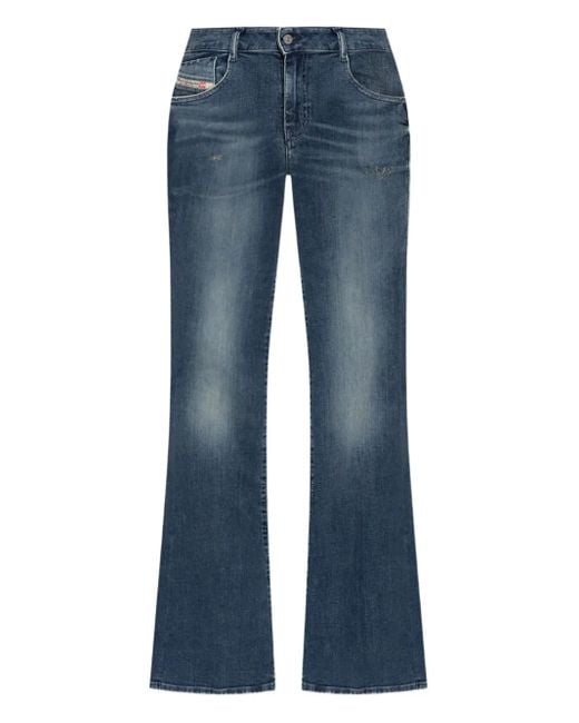 DIESEL Blue 1969 D-Ebbey Distressed Jeans