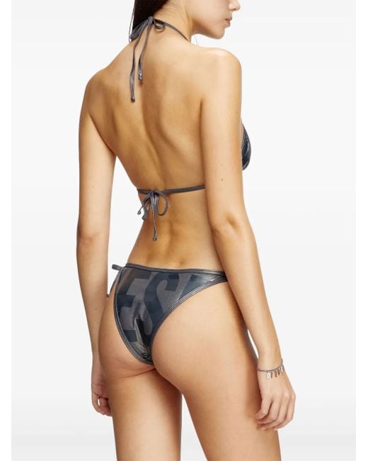 DIESEL Gray Oval D Bikini
