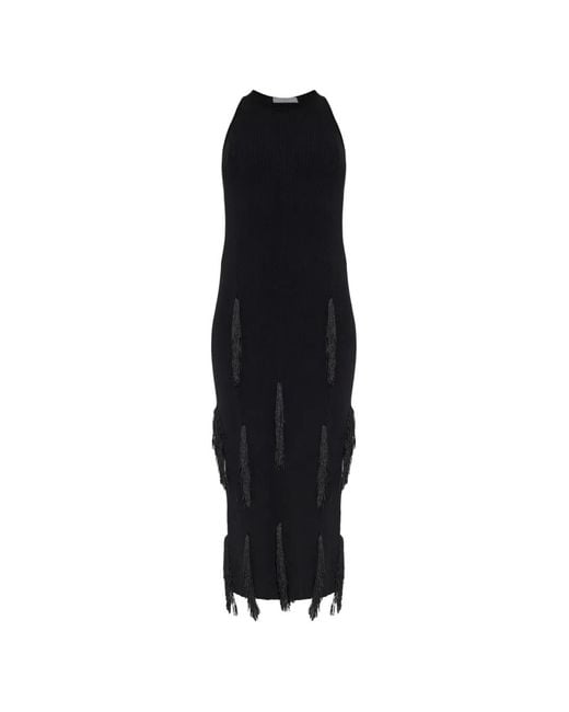 Midi Fringe Dress IRO en coloris Black