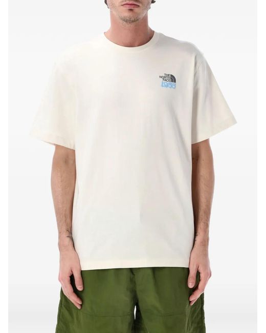 The North Face White 1966 Flora Relaxed Graphic-Print T-Shirt