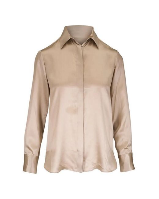 Kiton Natural Silk Shirt
