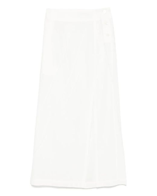 Issey Miyake Pressed Form スカート White