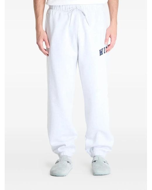 Carhartt White Logo-Patch Track Pants for men