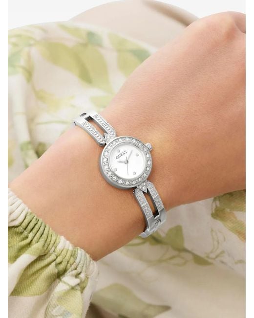 Guess White Cassidy 23Mm Watch