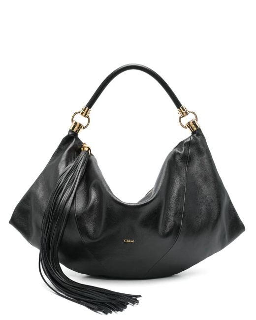 Chloé Foulard ハンドバッグ Black