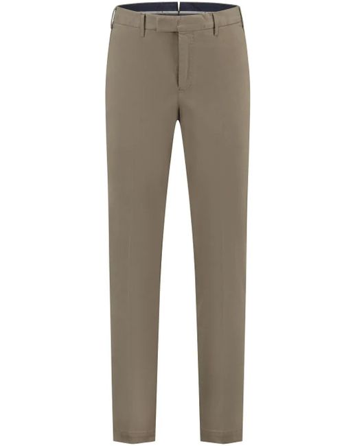 PT Torino Gray Flap Pocket Trousers for men