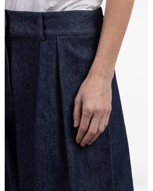 Franchise Blue Mila Wide-Leg Trousers