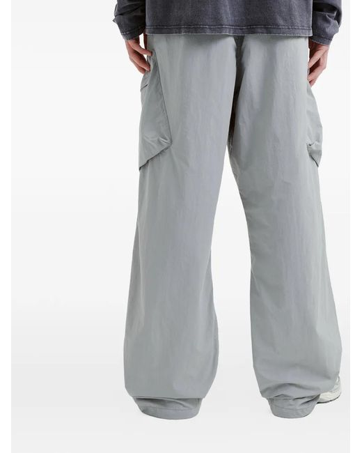 Izzue Gray Cargo-Pocket Trousers for men