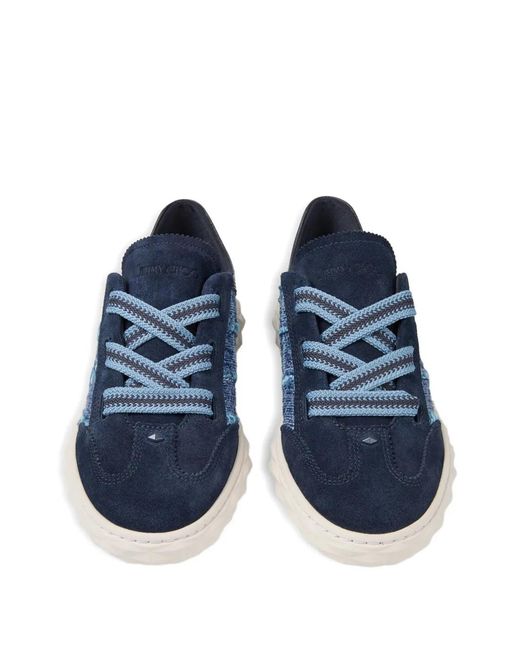 Jimmy Choo Blue Diamond Light Flex Sneakers