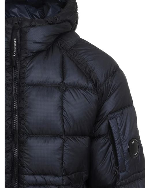 D.D. Veste Zippée En Tissu Technique À Capuche C P Company pour homme en coloris Blue