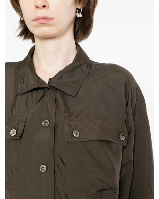 JNBY Brown Tie-Neck Jacket