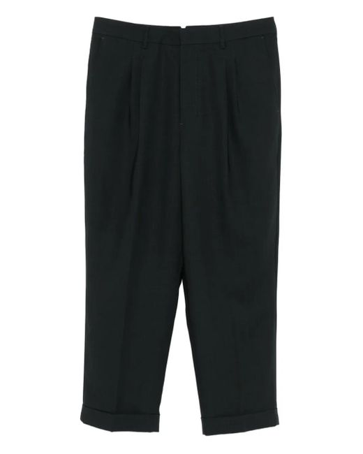 AMI Cropped Plooibroek in het Black voor heren