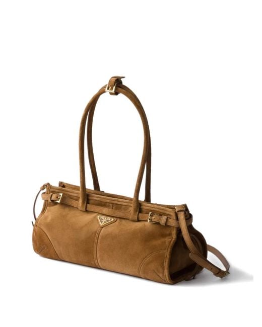 Prada Metallic Bonnie Tote Bag