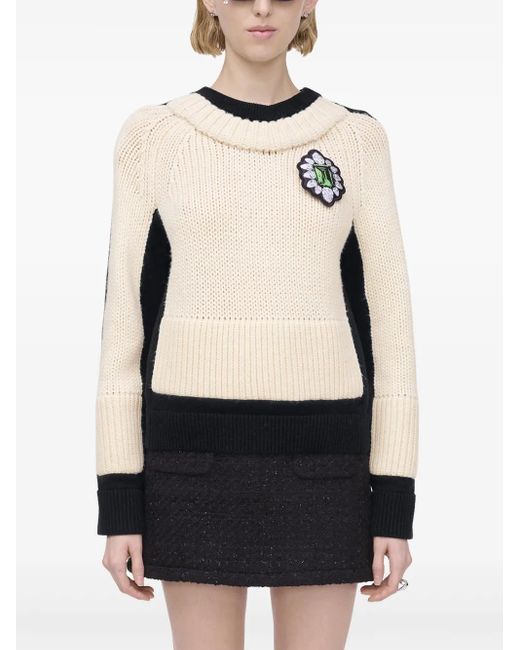 Maglione Trompe L'Oleil di Marc Jacobs in Black