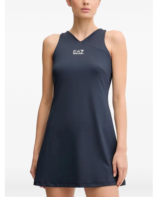 EA7 Blue Logo-Detail Short Set