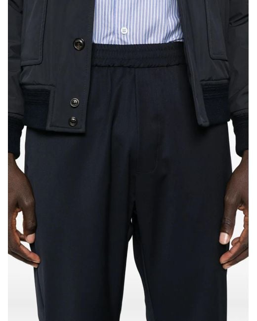 Barena Blue Elastic-Waist Trousers for men