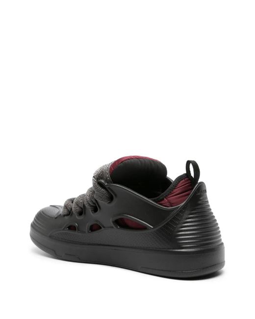 Lanvin Black Curb Sneakers for men