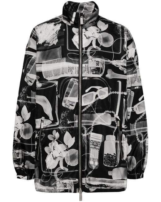 Off-White c/o Virgil Abloh Black X-Ray Print Blazer for men