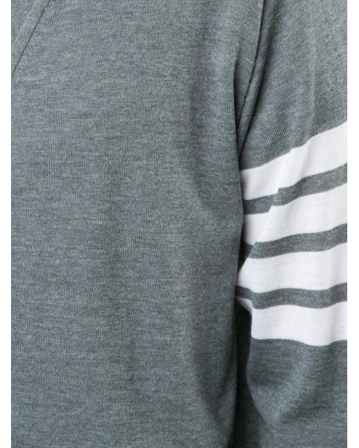 Thom Browne Gray Fine Merino Wool V for men