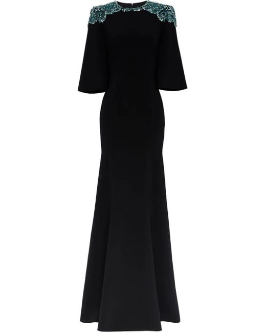 Jenny Packham Daza イブニングドレス Black