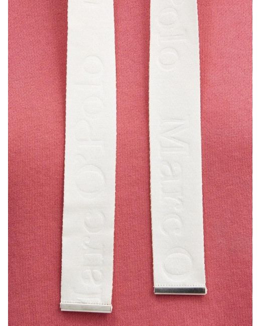 Marc O' Polo ドローストリング パーカー Red