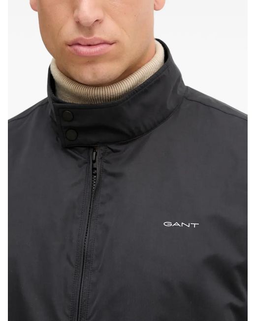 Gant Black Logo Zip Jacket for men