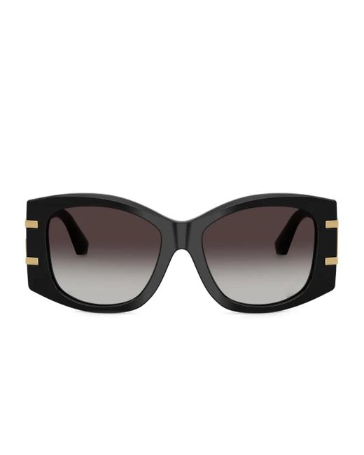 Gafas de sol con aplique del logo Dolce & Gabbana de color Black