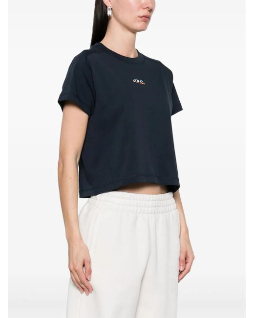 A.P.C. Blue X Asics Cloud T-Shirt