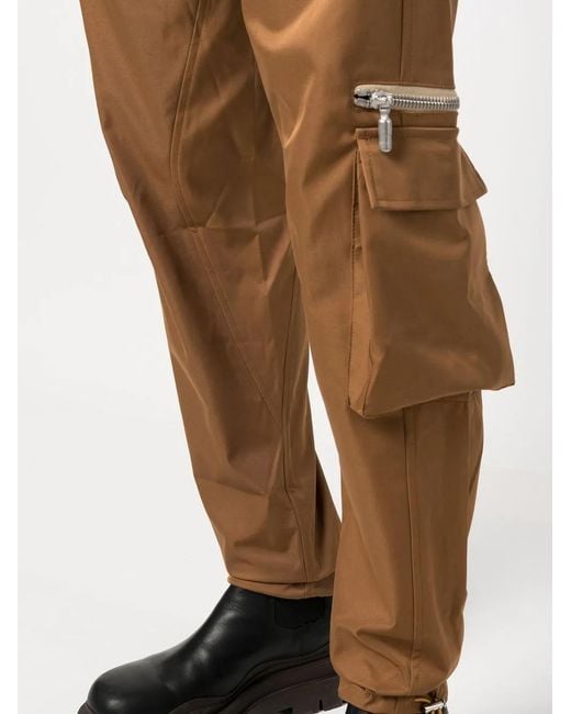 Rhude White Cargo Trousers for men