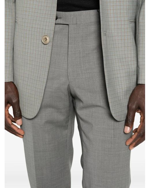 Corneliani Gray Tailored Trousers for men