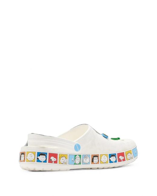 CROCSTM White Peanuts Crocband Clogs