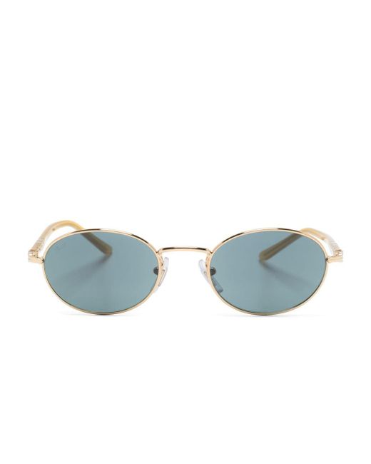 Persol Blue Oval-frame Sunglasses for men